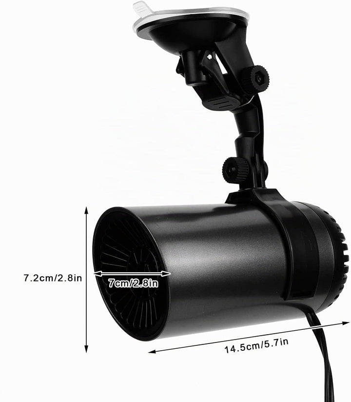 Gugxiom 150W 12V Autoheizung, Schnellaufheizung, 12 Volt Heizung mit 2 Temperaturmodi, Campingheizun