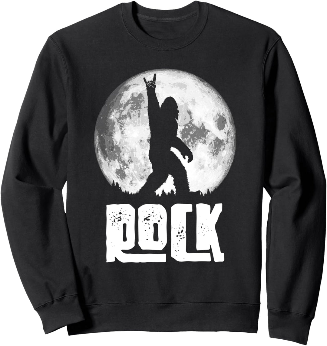 Rock n' Roll Bigfoot Night Stroll & Moon Sweatshirt