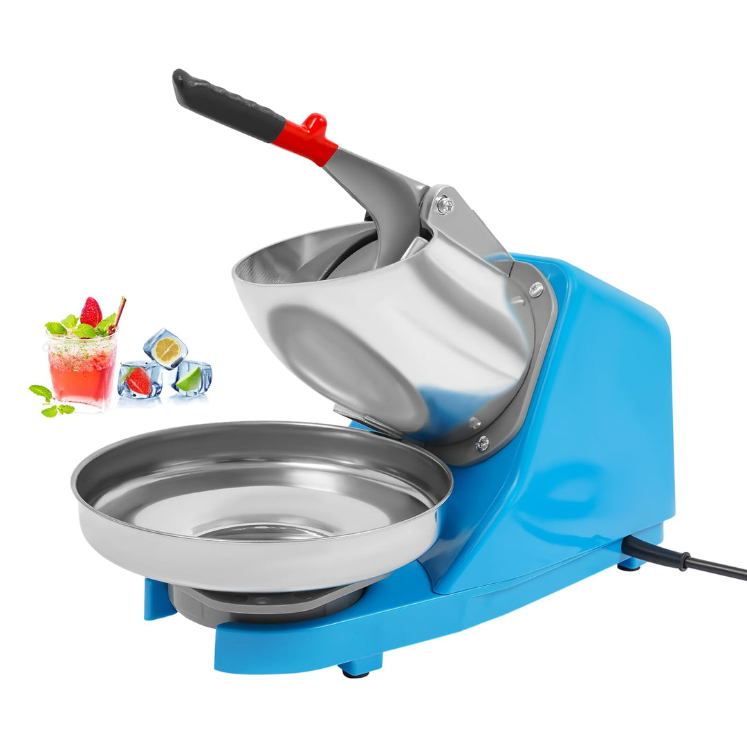 Elektrischer Eisrasierer Maschine,380W Eiszerkleinerer 65kg/h,Elektrisch Ice Crusher für Restaurants