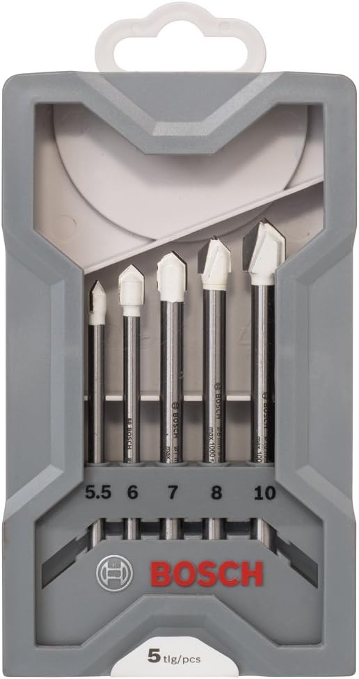 Bosch Accessories Professional 5tlg.Fliesenbohrer Set CYL-9 SoftCeramic (für weiche Keramik Fliesen,