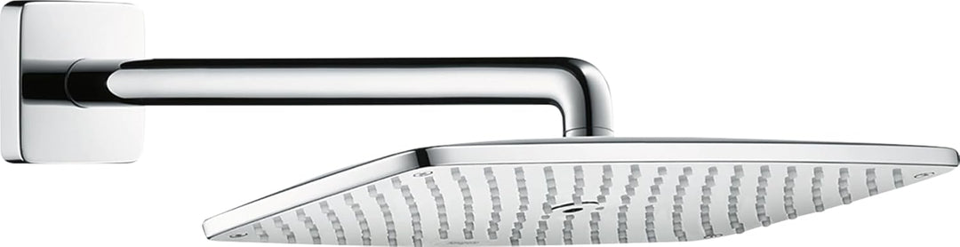 hansgrohe Duschkopf Raindance E, Kopfbrause wassersparend, Regendusche mit 1 Strahlart, Wandhalterun