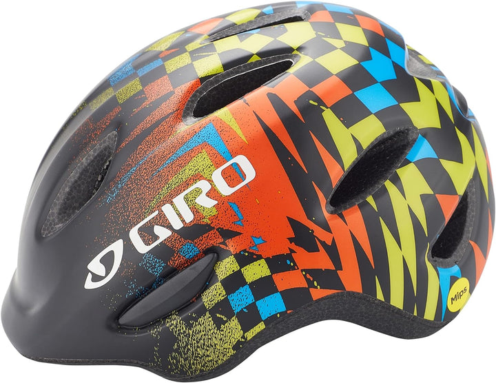 Giro Unisex-Youth Scamp MIPS S Matte Black Check Fade 22, S Matte Black Check Fade 22