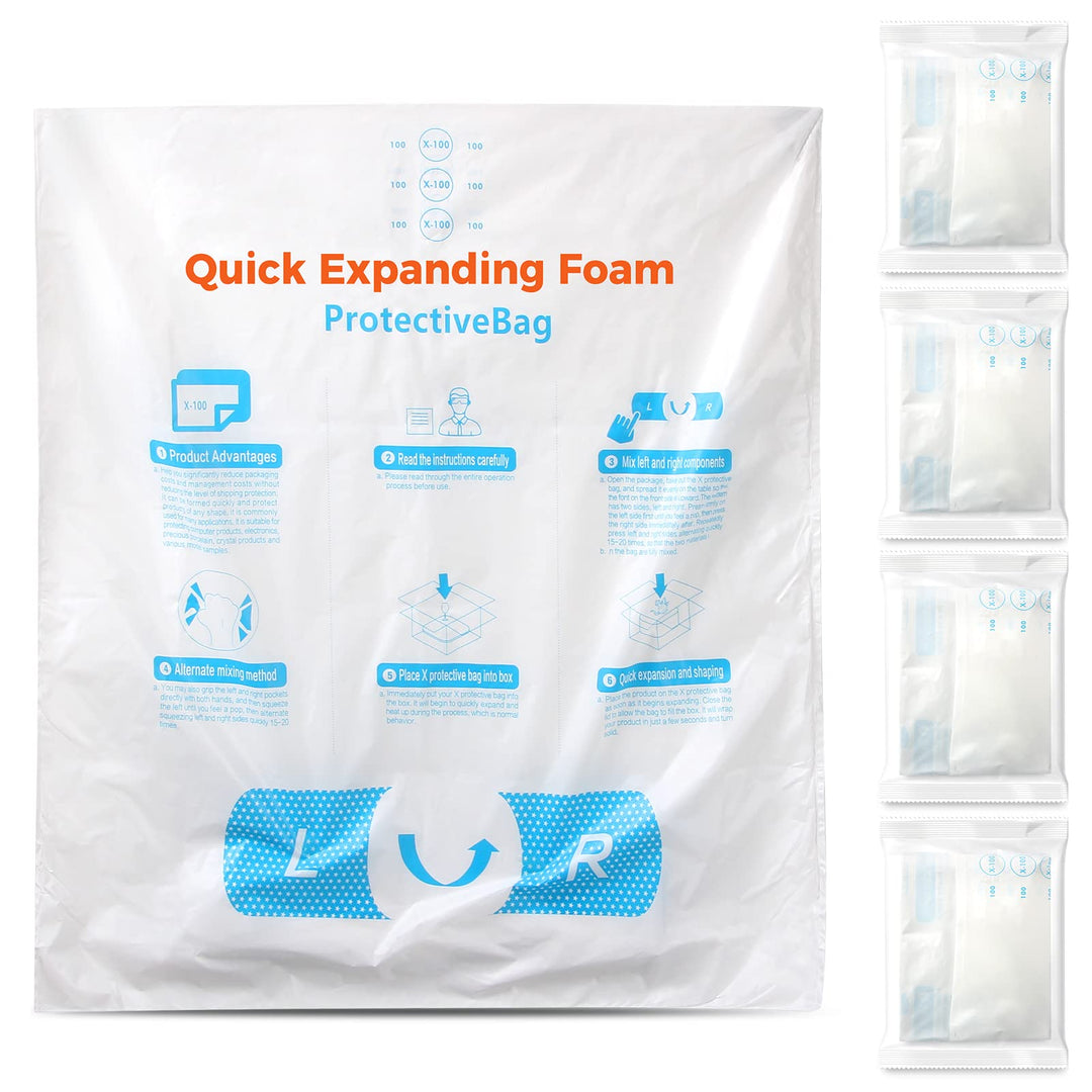 TONESPAC Instapak Quick Bag (#10 (38,1 x 45,7 cm), 4 Stück 15”x18” 4 Stück, 15”x18” 4