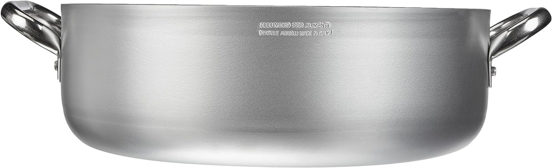 Töpfe Agnelli Casserole Zylindrische, Nieder, Radiant, Aluminium, Dicke 5 mm, mit 2 Griffen aus Stah