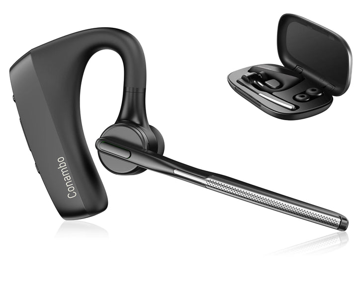 Conambo K18 Headset Bluetooth V5.1, CVC8.0 Geräuschunterdrückung mit Zwei , 16-Stunden Gesprächszeit