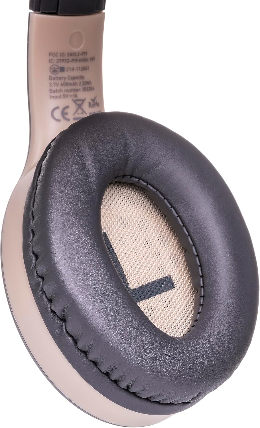 PowerLocus Bluetooth Kopfhörer Over Ear, Kabellos mit 3-EQ modi, 60std. Spielzeit, Hi-Fi-Stereo Falt