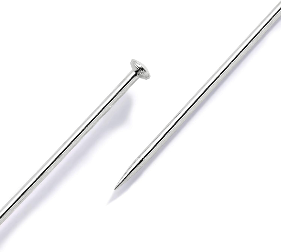 Prym 024265 Stecknadeln, 0,80 x 40mm, silberfarbig, 500g, Pappdose 40 x 0,80mm, 40 x 0,80mm