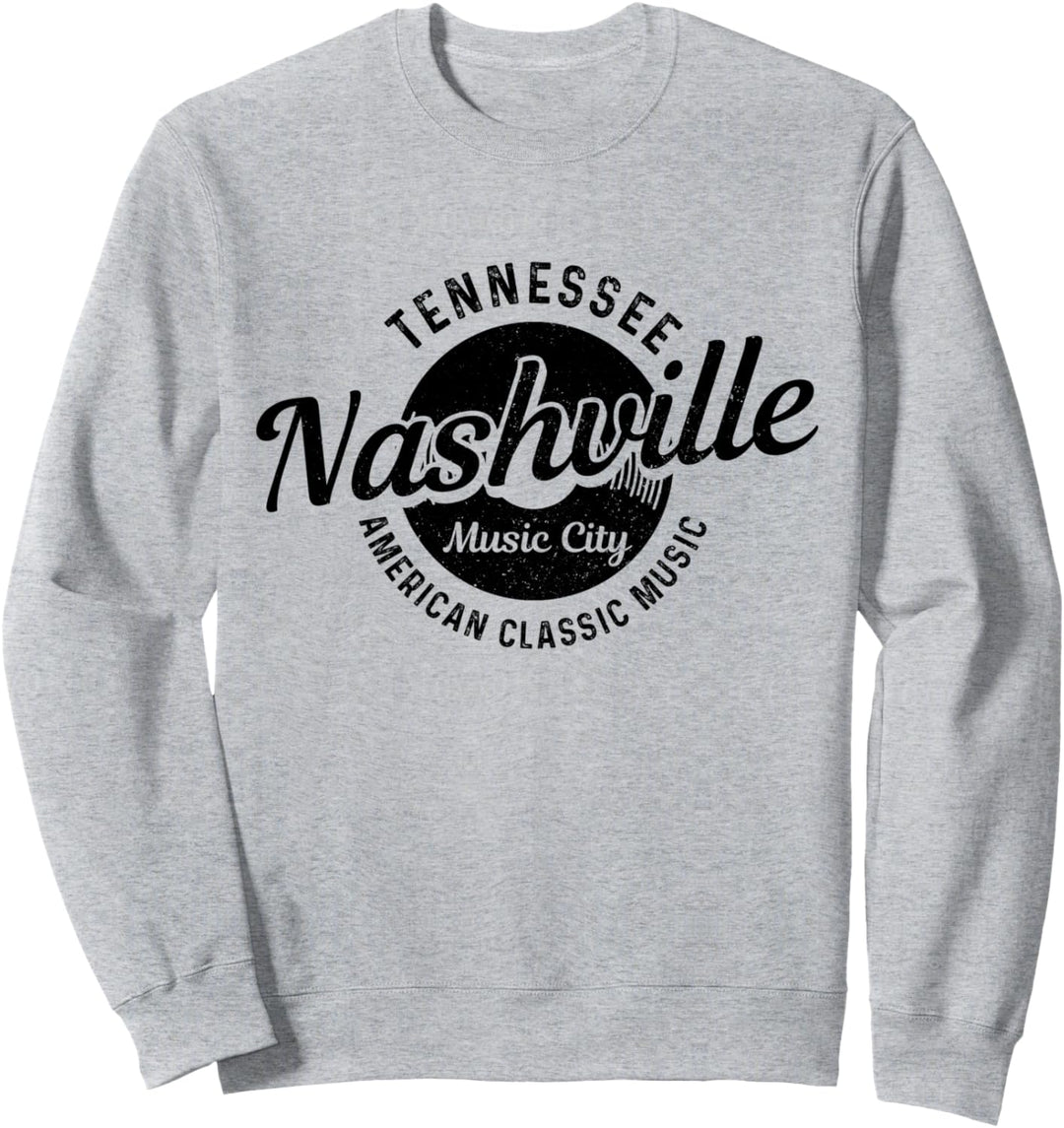 Nashville Tennessee USA Country Musik Music City Souvenir Sweatshirt