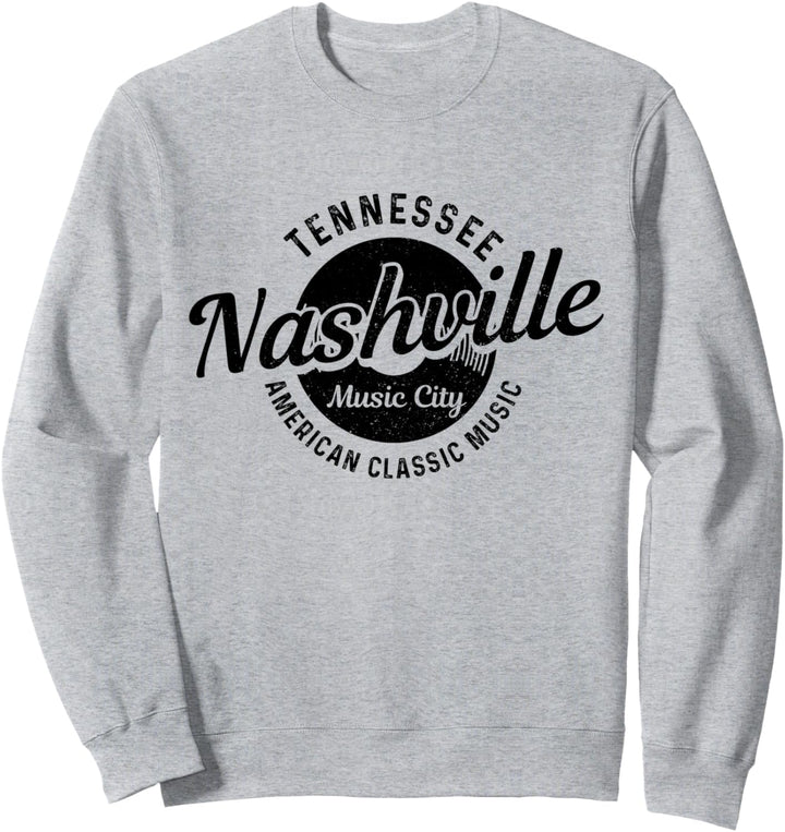 Nashville Tennessee USA Country Musik Music City Souvenir Sweatshirt