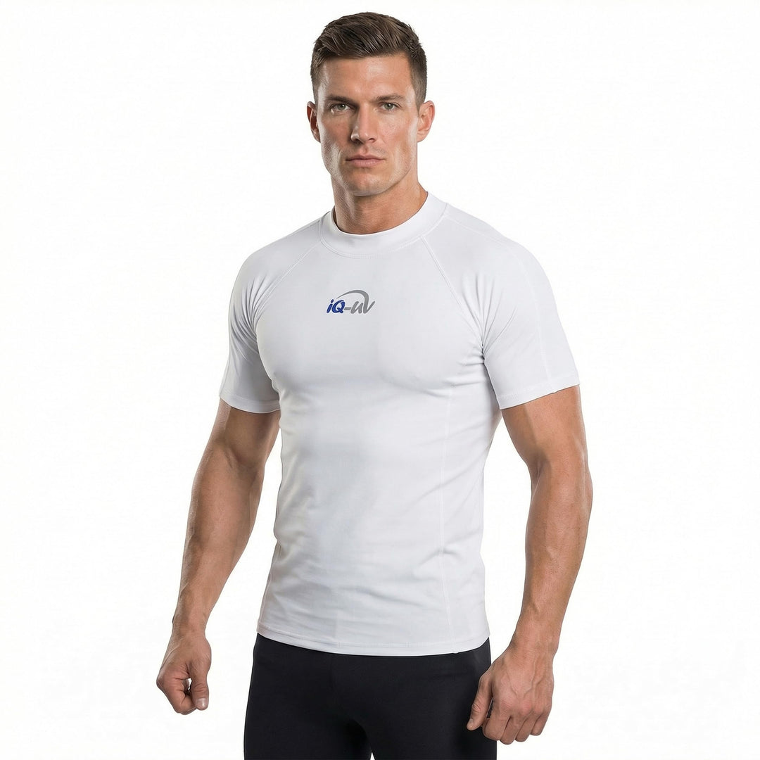 iQ-UV Shirt Herren Slim Fit Weiss (Weiss) M, Weiss (Weiss) M