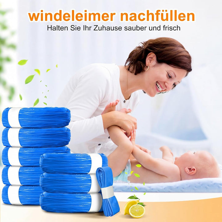 9 Stück Windeleimer Nachfüllkassetten kompatibel mit Tommee Tippee Sangenic Tec+Simplee Sangenic + T