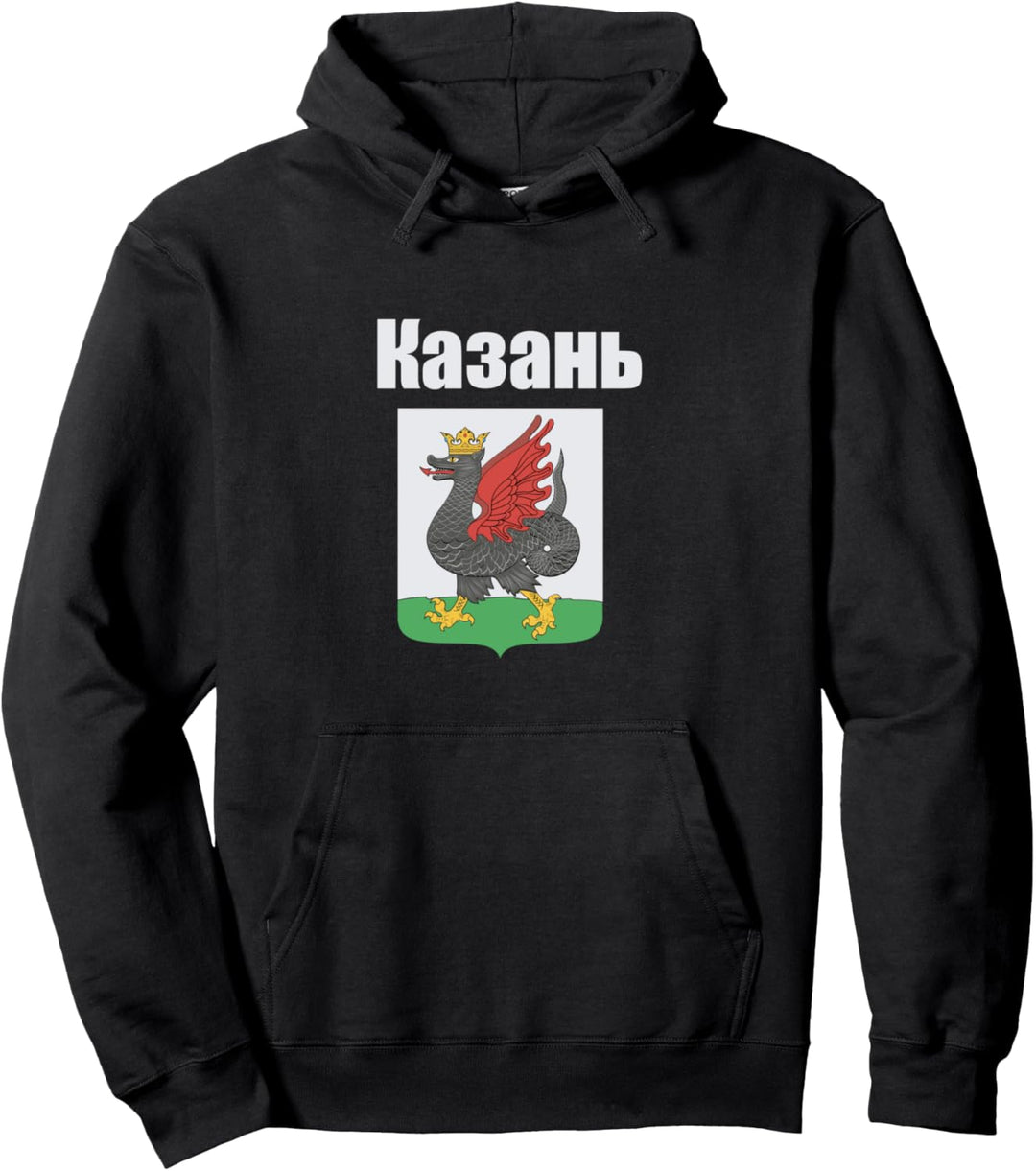 Kazan Russia Coat Of Arms Gift Capital of Tatarstan Russian Pullover Hoodie