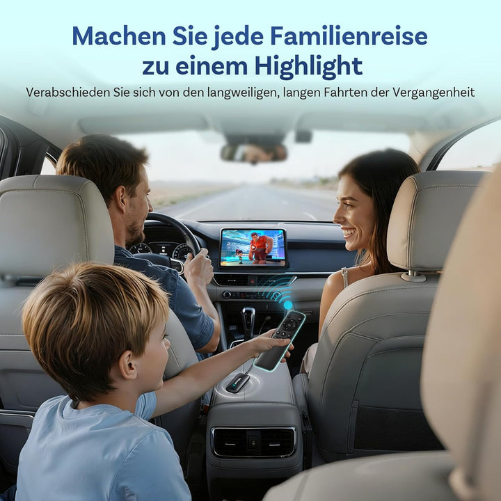 OTTOCAST Play2Video Ultra mit Fernbedienung, 2026 Wireless CarPlay & Android Auto Adapter mit integr