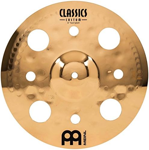 Meinl Cymbals Classics Custom Brilliant Trash Splash 12 Zoll (Video) Schlagzeug Becken (30,48cm) B12