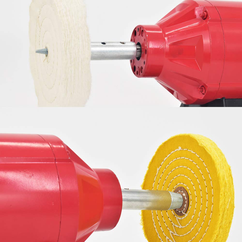 1/2" (12.7mm) pindeladapter rechts und links für Tischschleifer Polierscheiben Schleifmaschinen Gewi