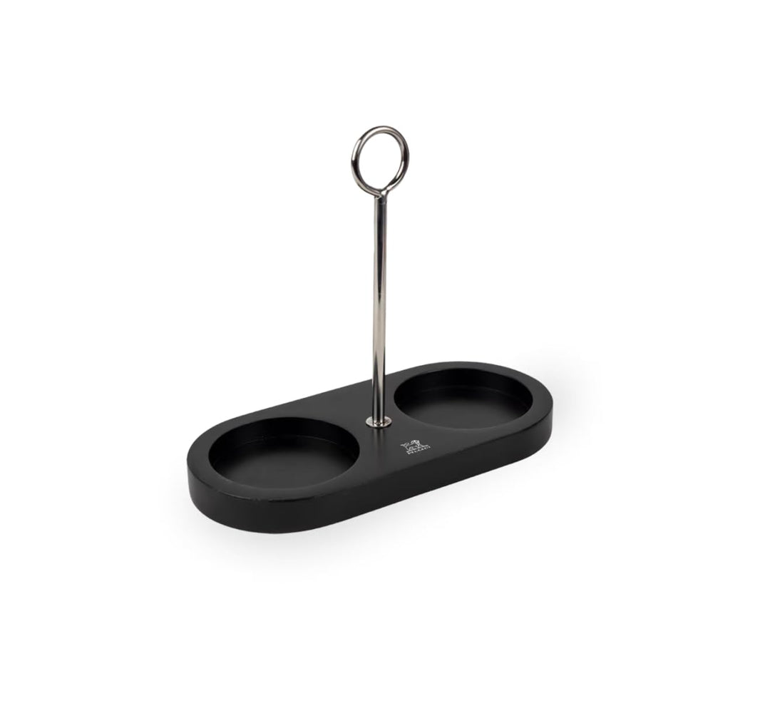 PEUGEOT - Tablett Linéa aus Bambus mit Griff für Zwei Mühlen – Masse: 18,7 cm x 15,5 cm – Französisc