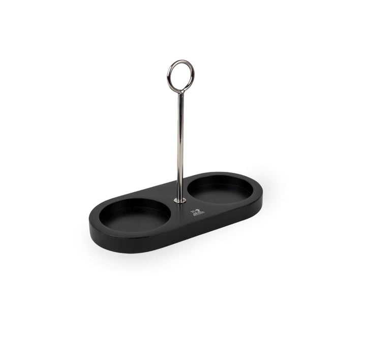 PEUGEOT - Tablett Linéa aus Bambus mit Griff für Zwei Mühlen – Masse: 18,7 cm x 15,5 cm – Französisc