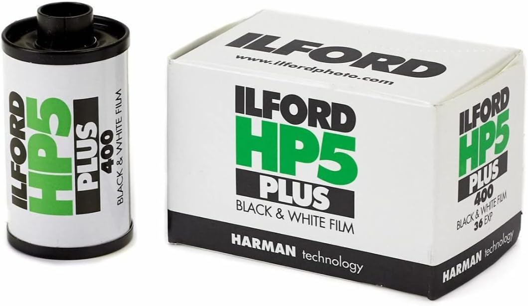 Ilford HP5 Plus ISO 400 Schwarz-Weiss-Rollfilm-Bündel (36 Belichtungen, 4er-Pack) (4 Stück) 4 Pack,