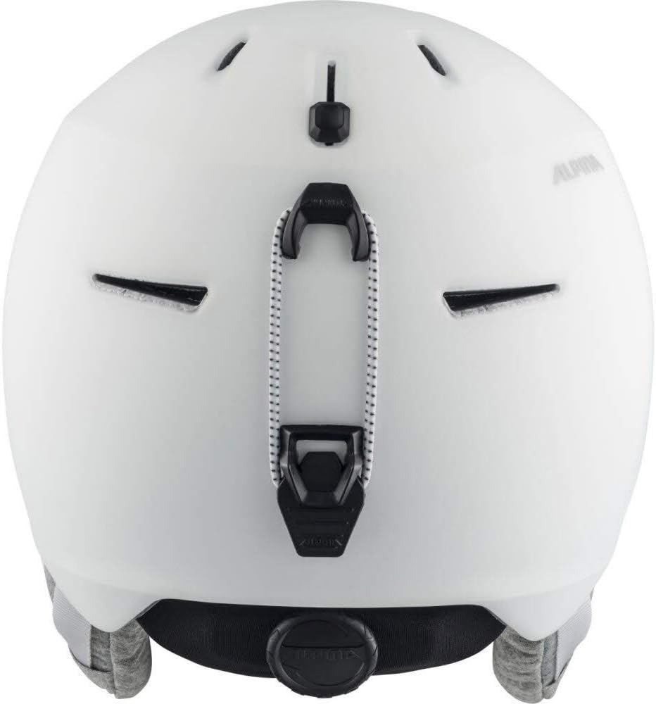 ALPINA ALBONA - Sicherer, Bruchfester & Individuell Anpassbarer Skihelm Für Erwachsene white matt 57