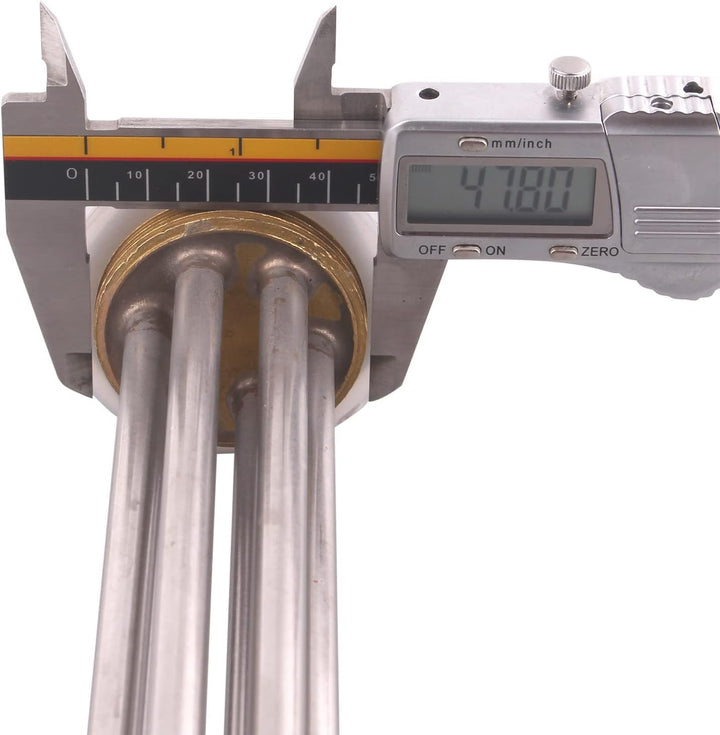 DERNORD 1-1/2 Zoll Heizelement U-förmiger elektrischer Kochendwassererhitzer BSP Gewindekupferflansc