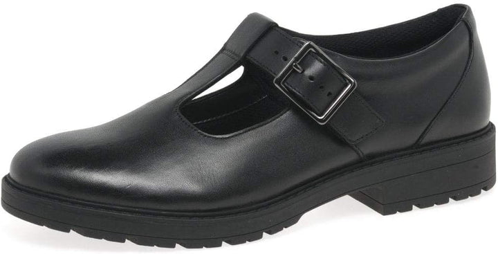 Clarks Loxham Shine Schulschuhe für Mädchen 35.5 EU Schwarz, 35.5 EU Schwarz