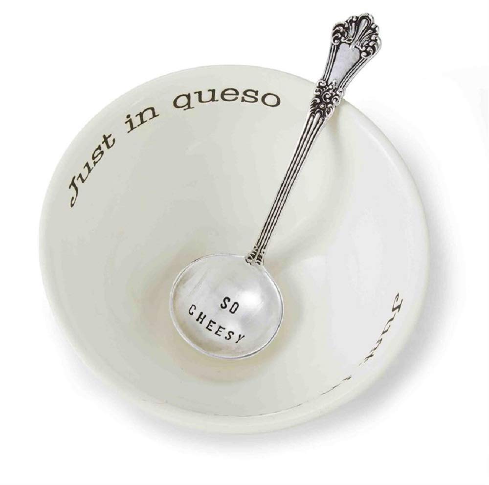 Mud Pie Just in Queso Dip-Set, Weiss Nur in Queso, Nur in Queso