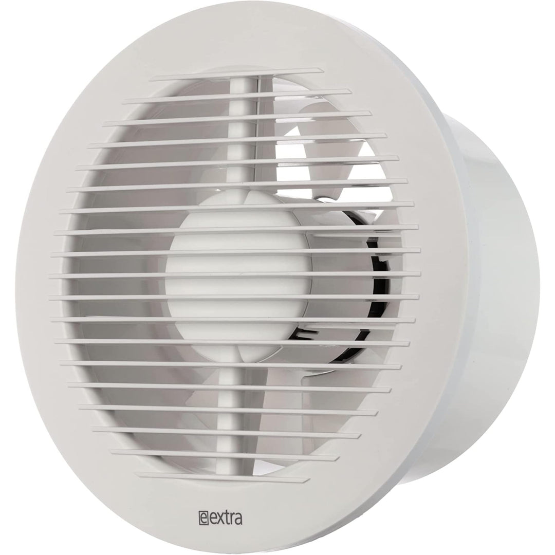 Ø 150mm Weiss Badlüfter - Ventilator mit Kugellager - Lüfter für Effiziente Belüftung im Bad Kuche W