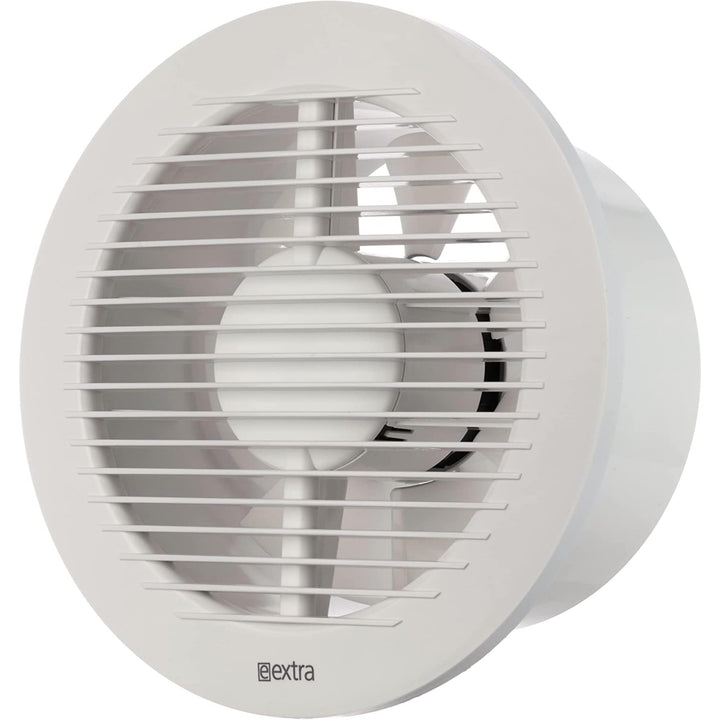 Ø 150mm Weiss Badlüfter - Ventilator mit Kugellager - Lüfter für Effiziente Belüftung im Bad Kuche W