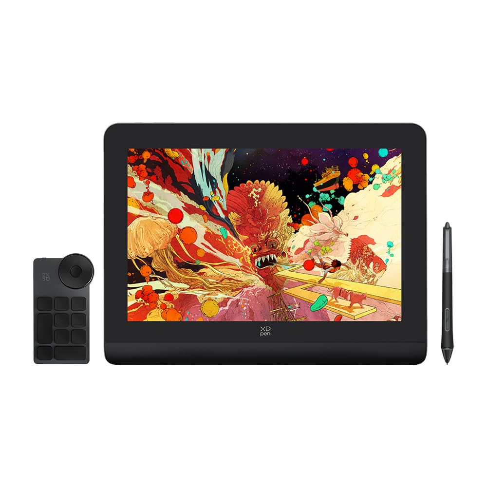 XP-PEN Artist Pro 14 2 Gen. Grafikdisplay, 14 Zoll Grafiktablett, volllaminiertes Pen Display 16K ba