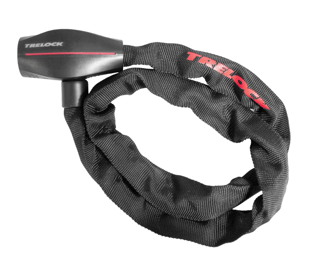 TRELOCK BC 380 Kettenschloss – Länge 110 cm – Kettenglieder 7 mm – Sicherheitsstufe 9 – Fahrradschlo