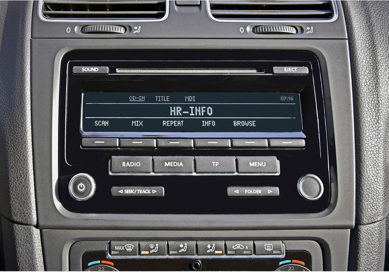 Volkswagen 000063212C Nachrüstsatz DAB+ Radio Digitalradio Radioempfang, Tastenbedienung, nur für RC