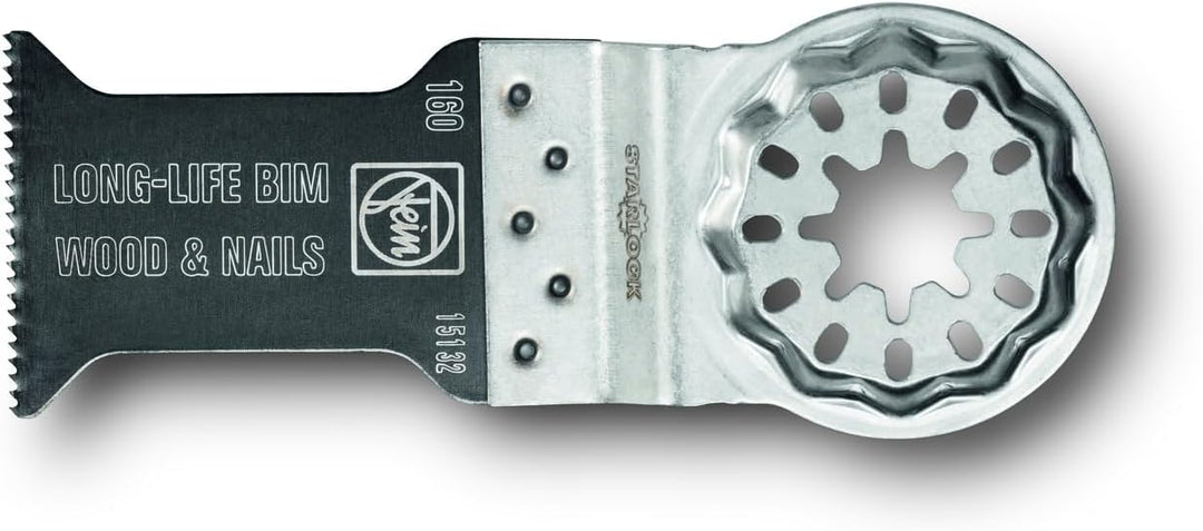 Fein E-Cut Long-Life Sägeblatt 10 Stück (Aufnahme Starlock, Bi-Metall mit geschränkter Holzverzahnun