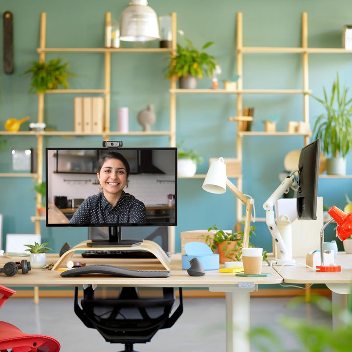 Logitech Wave Keys kabellose ergonomische Tastatur, gepolsterte Handballenauflage, komfortables natü