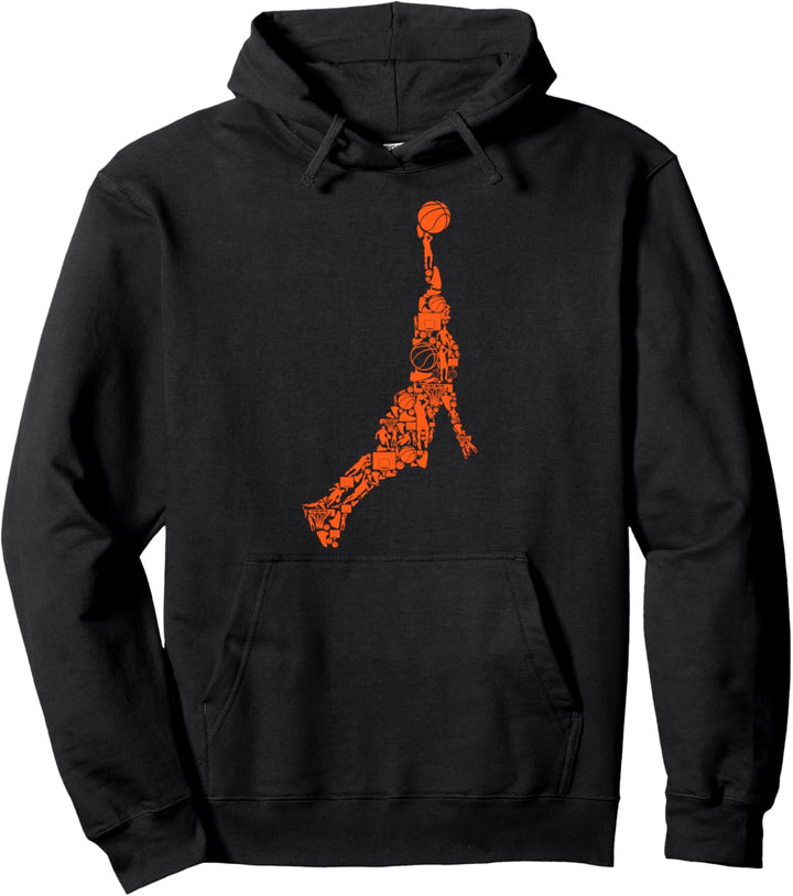 Basketball Basketballer Jungen Herren Kinder Pullover Hoodie