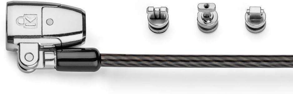 Kensington ClickSafe Universelles 2.0 3-in-1 Laptopschloss, Ideal für alle Laptops mit T-Bar, Nano o