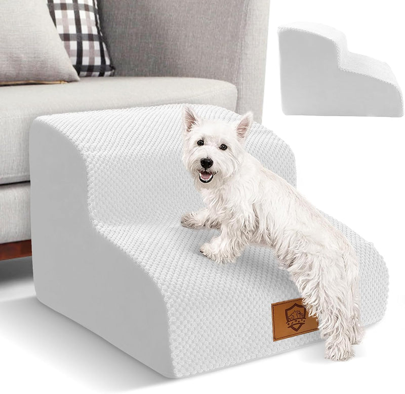 Myiosus Hundetreppe für Kleine Hunde, 2 Stufen Hunderampe für Sofa Bett, 30cm Hoch Wasserfest Hausti