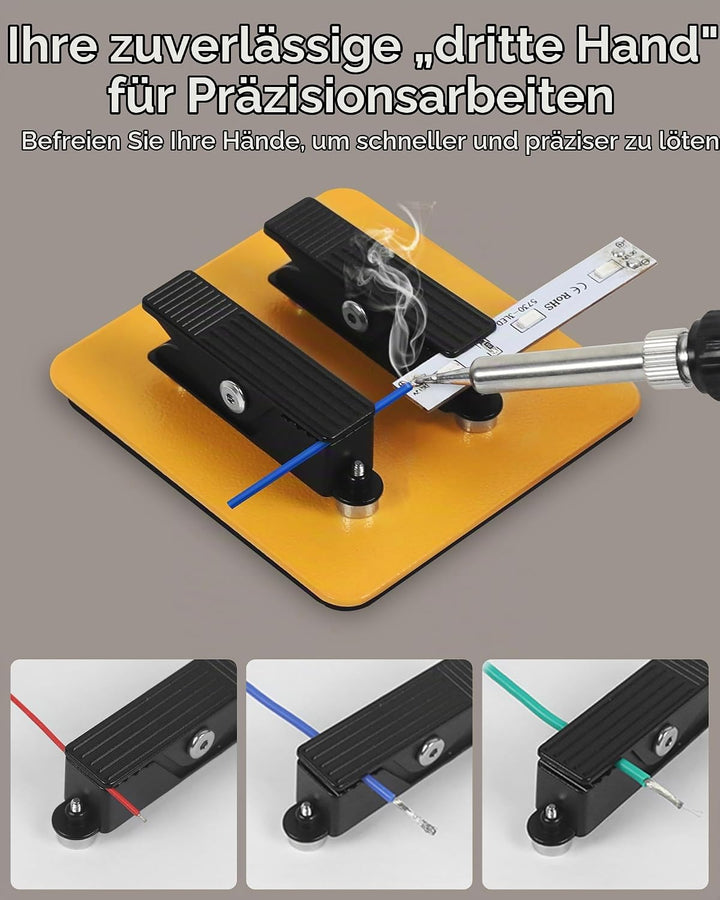 Magnetische Dritte-Hand-Halterung – Magnetisch Leiterplattenhalter Werkzeug Helfen Hände, Verstellba