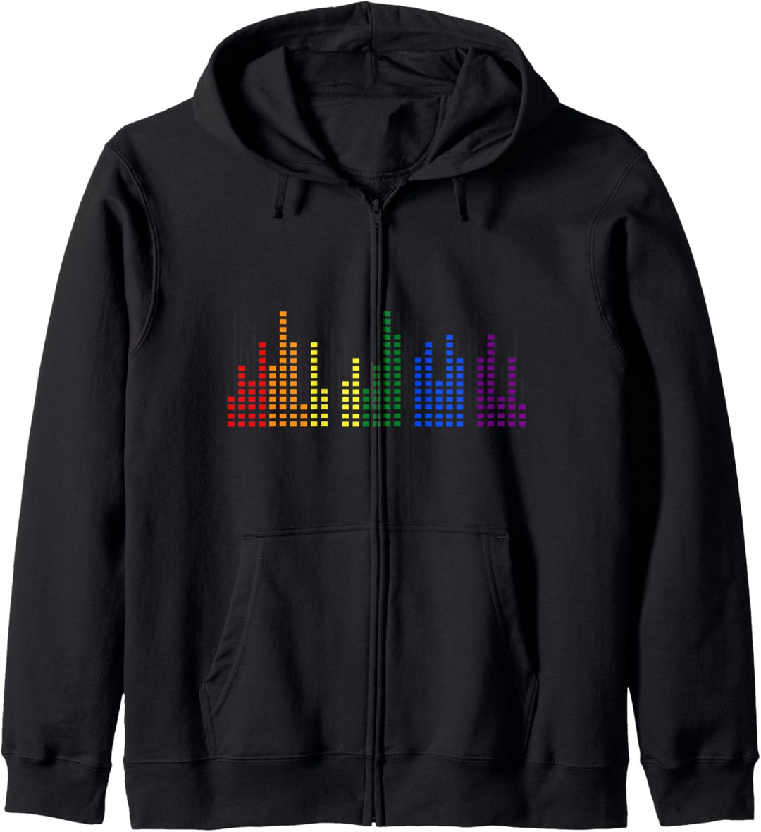 Gleichstellung LGBT Pride Awareness Subtile Gay Pride Musik EDM Kapuzenjacke