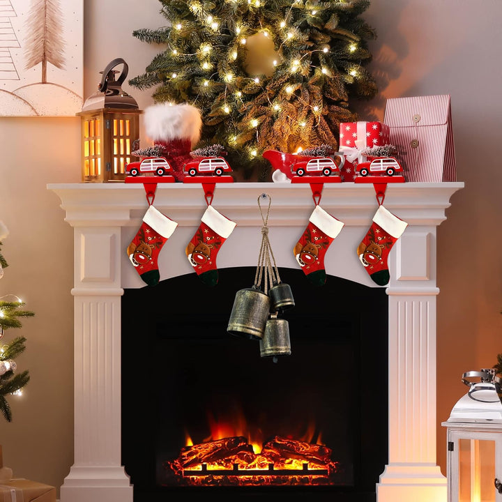 KPCB Weihnachtsglocke Windspiele Hanging Vintage Bells Garden Set mit 3 Rustikalen Bronzeglocken Dek