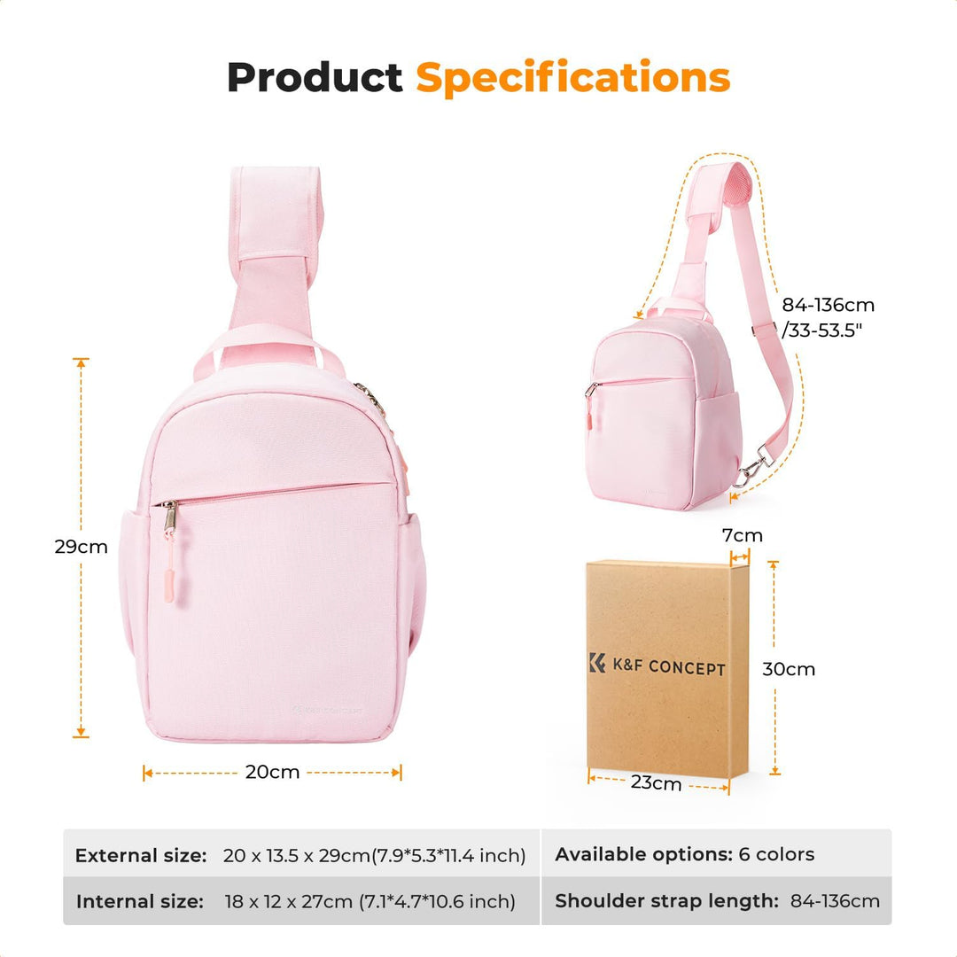K&amp;F CONCEPT Kameratasche, Kamera Sling Tasche Schultertasche Fotorucksack Klein, Wasserdichter Kamer