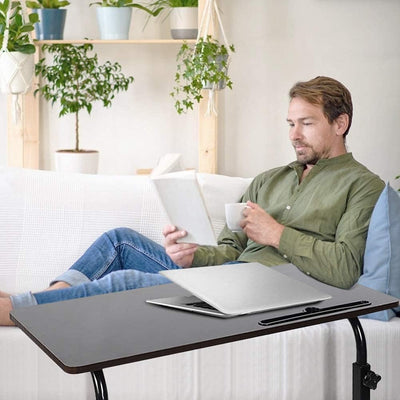 Laptop Schreibtisch Beistelltisch Computer Tragbarer Laptop-Tisch Klappbar Konferenztisch Schlafsofa