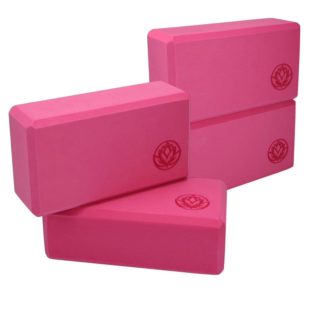 Yoga Block VonBueren | 22 x 12 x 7,5 cm je Yogablock | Yogablöcke für Damen und Herren aus EVA | Klö
