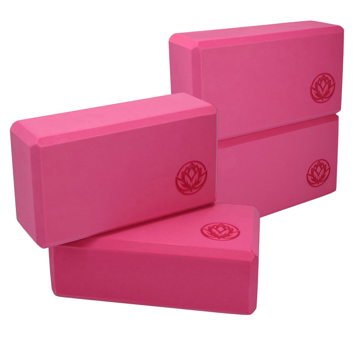 Yoga Block VonBueren | 22 x 12 x 7,5 cm je Yogablock | Yogablöcke für Damen und Herren aus EVA | Klö