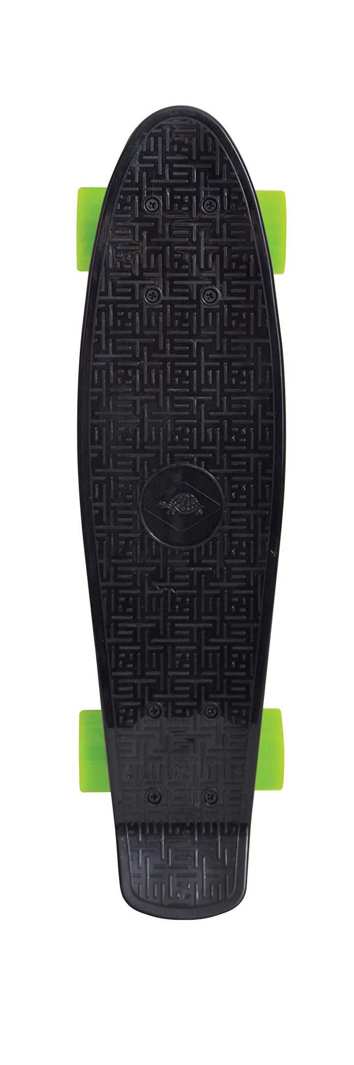 Schildkröt® Retro Skateboard, Premium Board mit Kunststoff-Deck aus haltbarem robustem PP, rutschfes