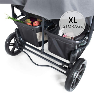 Hauck Geschwister Kinderwagen Roadster Duo SLX / 2 Kinder / Zwillinge / XL Räder / mit Liegeposition