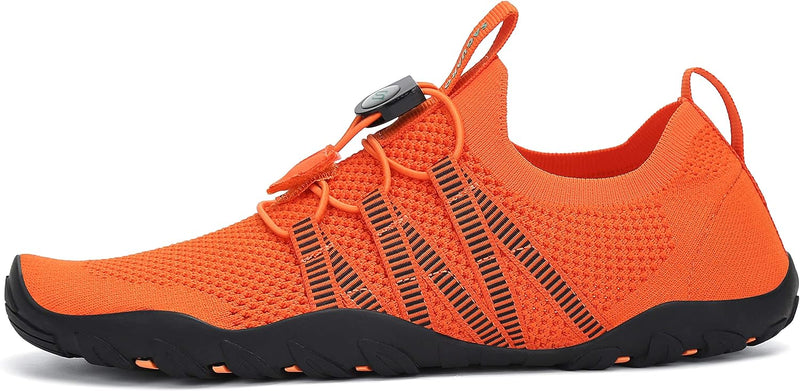 SAGUARO Herren Badeschuhe Damen rutschfeste Sohle Schnell Trocknend Schwimmschuhe 38 EU Dunkelorange