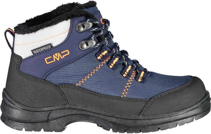 CMP Unisex Kinder Kids Annuuk Snow Boot Wp Schnee-Stiefel 28 EU Black Blue, 28 EU Black Blue