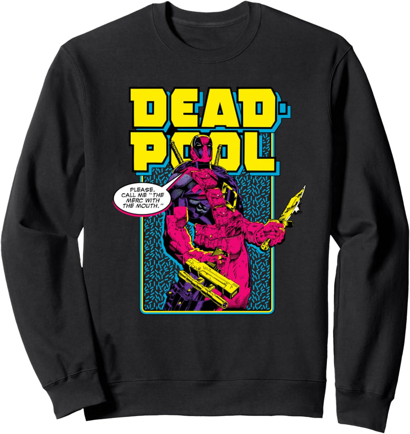 Marvel Deadpool Please Call me the Merc with the Mouth Sweatshirt