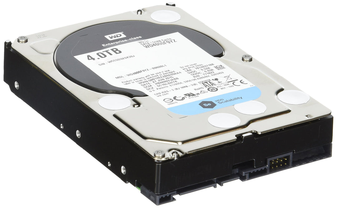 Western Digital WD4000F9YZ interne Festplatte 4TB (8,9 cm (3,5 Zoll), 7200rpm, 64MB RAID, 8MB, SATA)