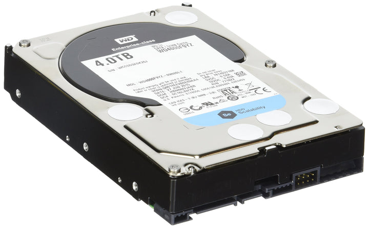 Western Digital WD4000F9YZ interne Festplatte 4TB (8,9 cm (3,5 Zoll), 7200rpm, 64MB RAID, 8MB, SATA)
